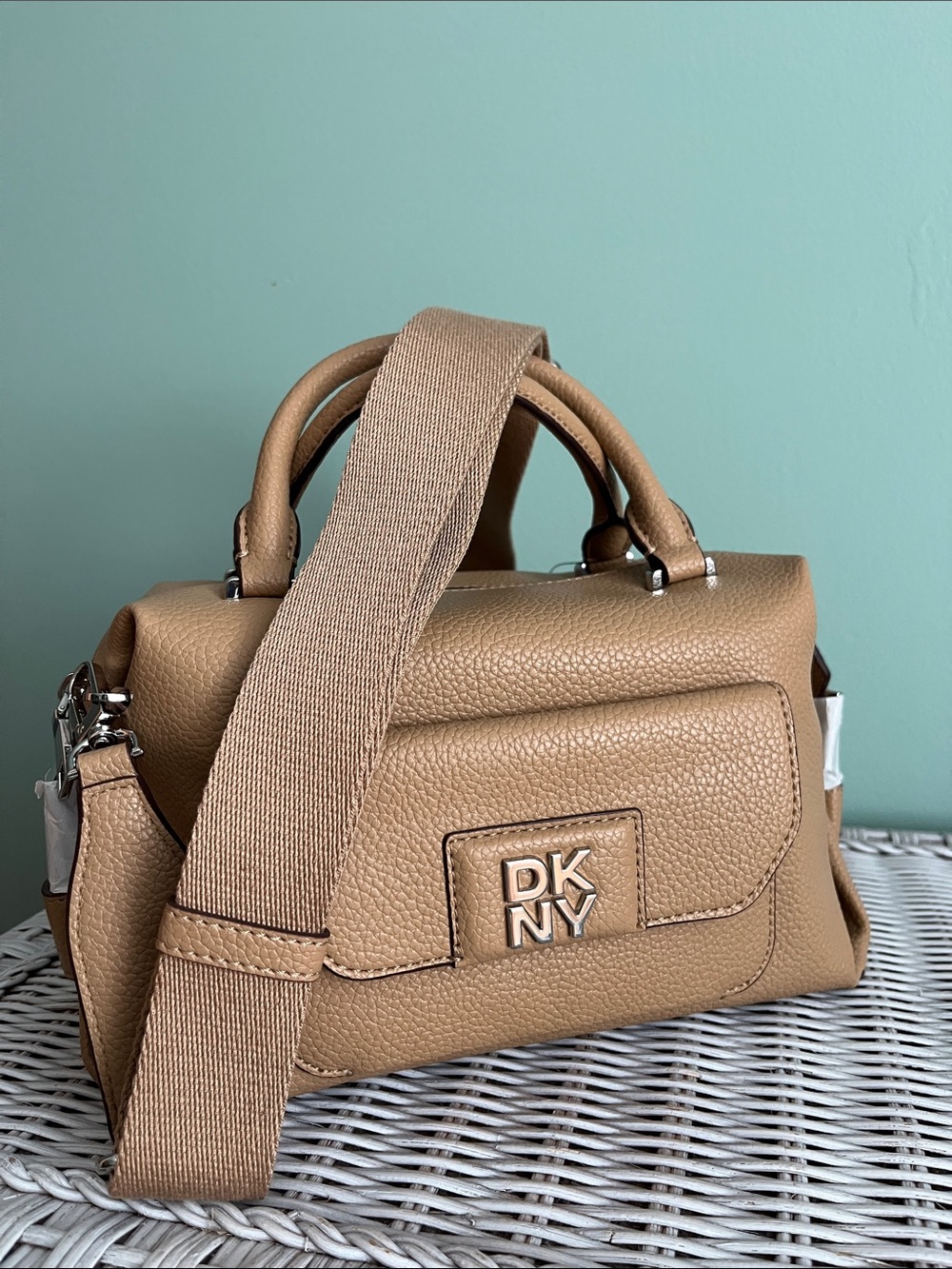 DKNY, Robin Satchel In beautiful Cappuccino color